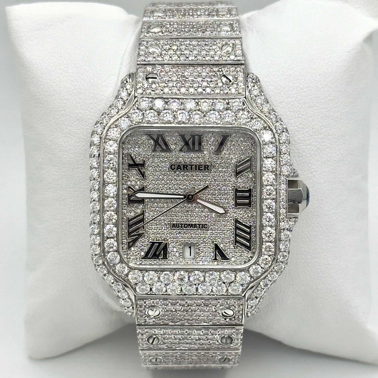 Moissanite Santos 40mm